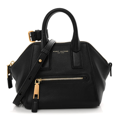 Marc Jacobs Textured Calfskin Mini Incognito Satchel Black 1 of 11
