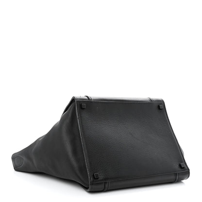 Celine Smooth Calfskin Medium Phantom Luggage Black 4 of 12