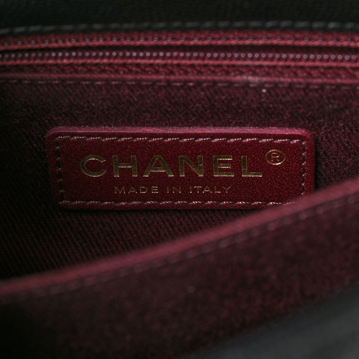 Caviar Quilted Mini Coco Handle Flap Black