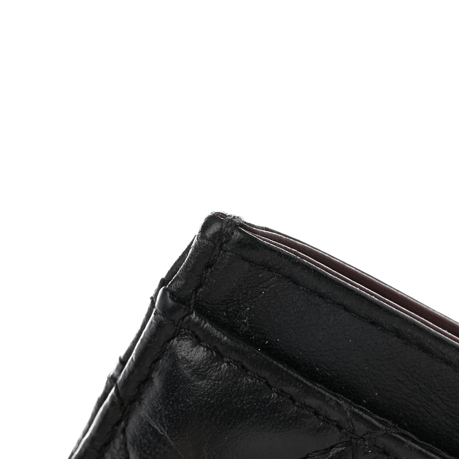 Chanel Aged Calfskin Quilted Lucky Charms Reissue Card Holder Black 14 of 17