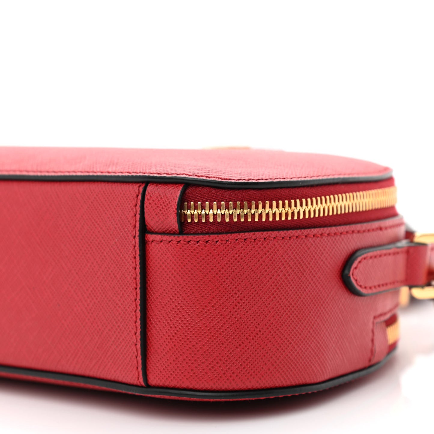 Saffiano Lux Odette Crossbody Fuoco
