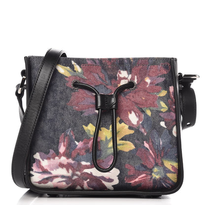 3.1 Phillip Lim 3.1 Denim Painted Mini Soleil Bucket Bag Black 1 of 6
