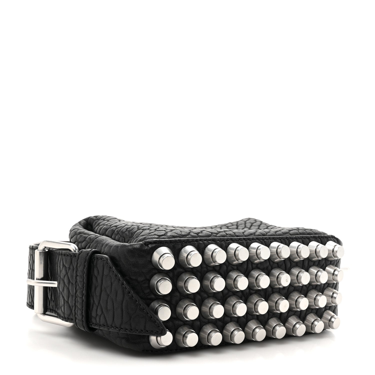 Alexander Wang Pebbled Lambskin Small Ricco Shoulder Bag Black 4 of 9