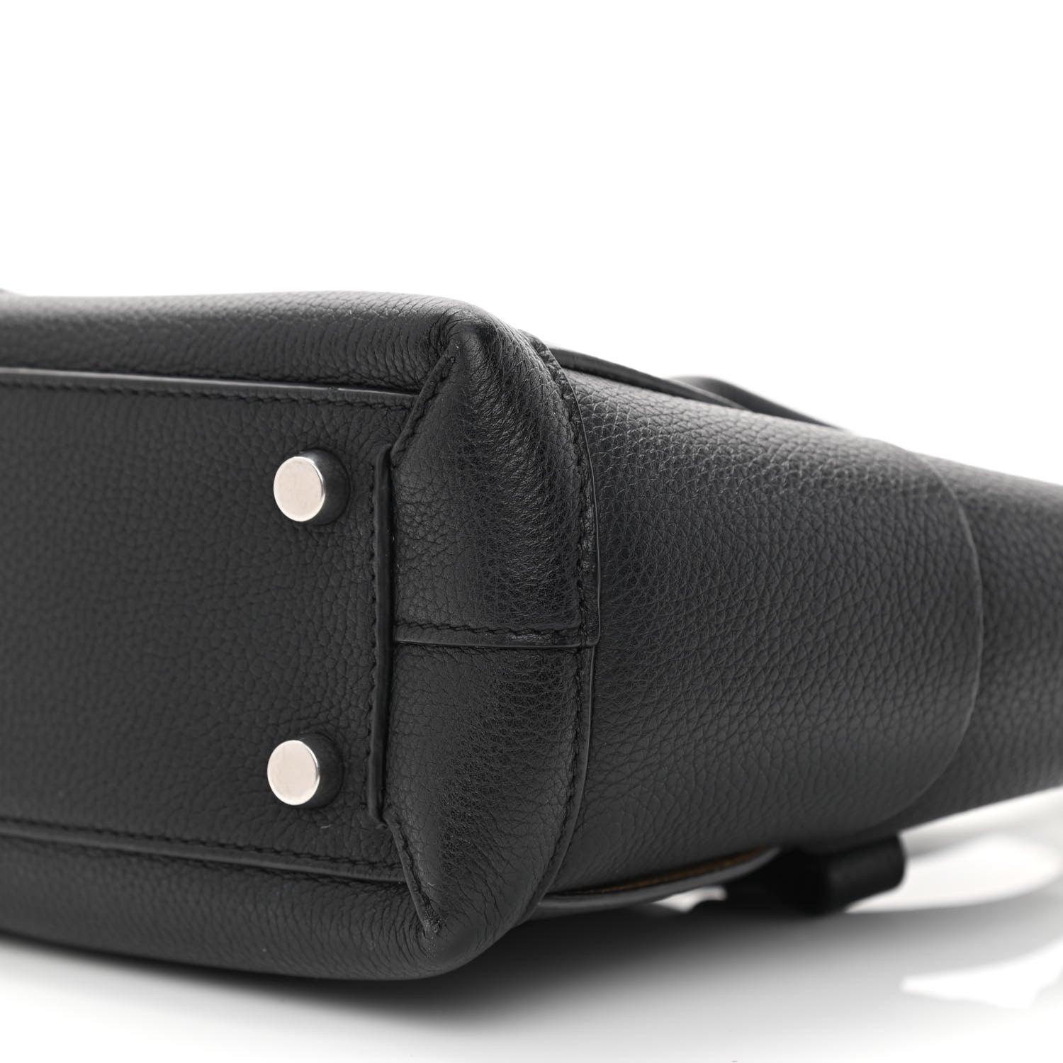 Bottega Veneta Grained Calfskin Mini Maxi Intrecciato Arco 33 Black 11 of 11