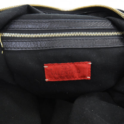Valentino Garavani Leather XL Maizeon Studded Tote Black 8 of 9