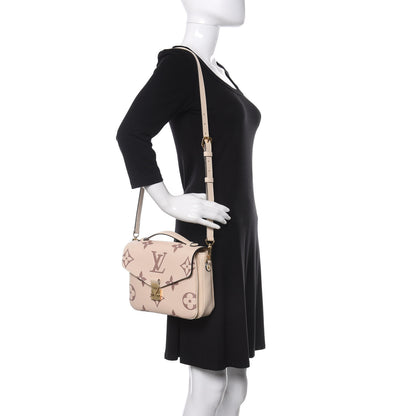 Louis Vuitton Empreinte Monogram Giant Pochette Metis Creme Bois De Rose 2 of 11