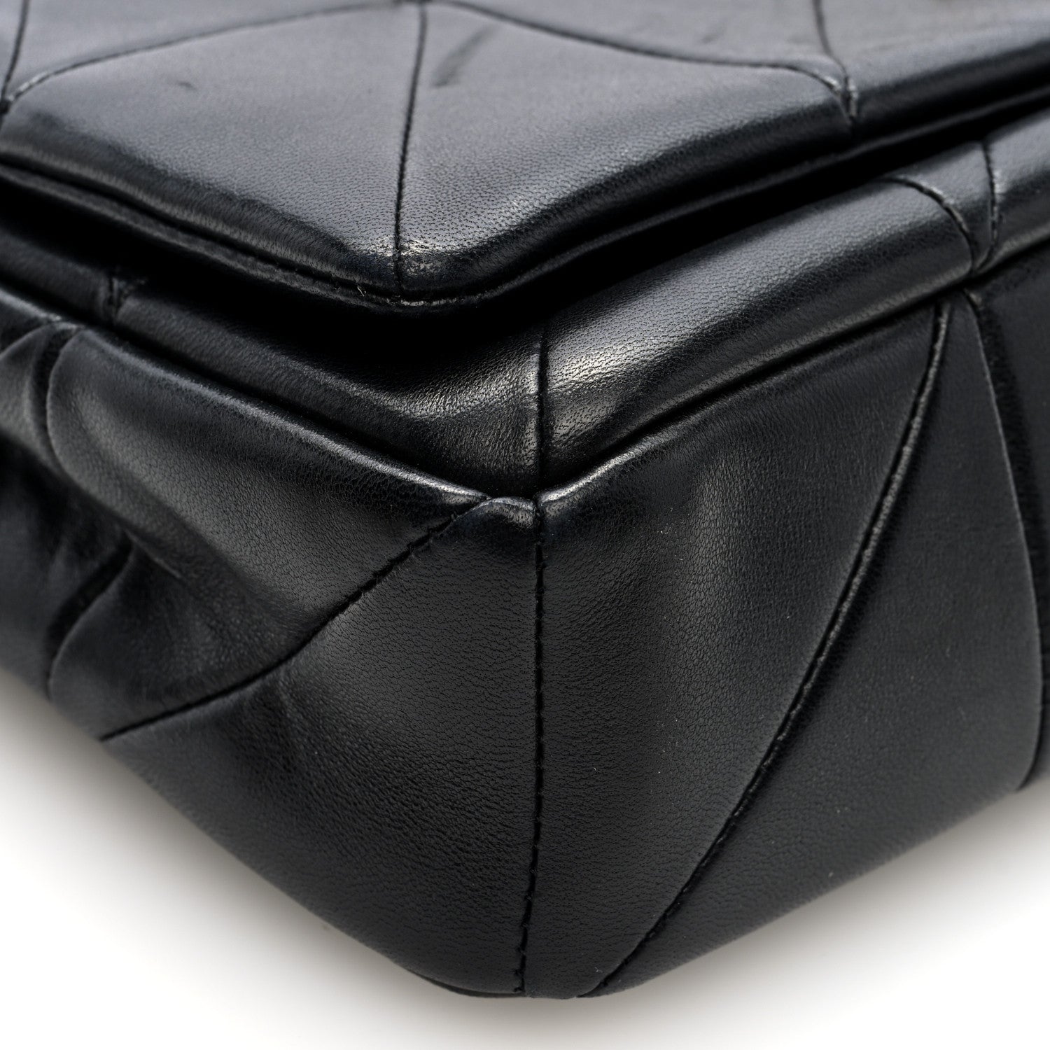 Saint Laurent Lambskin Patchwork Monogram Medium Jamie Black 8 of 9