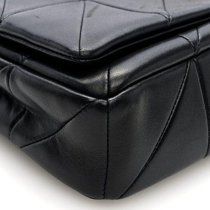 Saint Laurent Lambskin Patchwork Monogram Medium Jamie Black 8 of 9