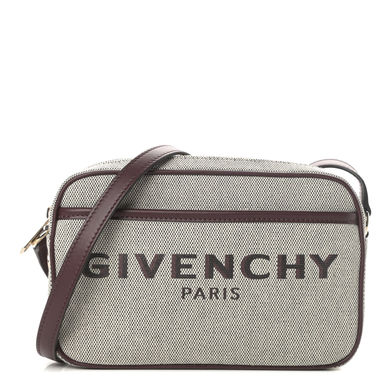 Givenchy Canvas Logo Bond Camera Bag Aubergine 1 of 10