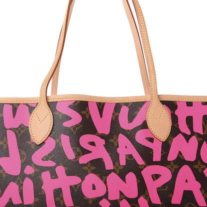 Louis Vuitton Monogram Graffiti Neverfull GM Fuchsia 10 of 10