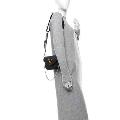 Louis Vuitton Calfskin New Wave Multi Pochette Black 2 of 11
