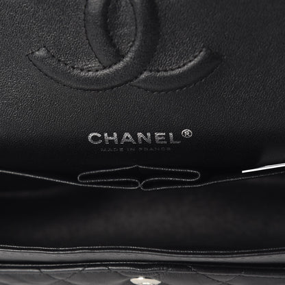 Chanel Crumpled Calfskin Quilted Medium Double Flap So Black 6 of 10