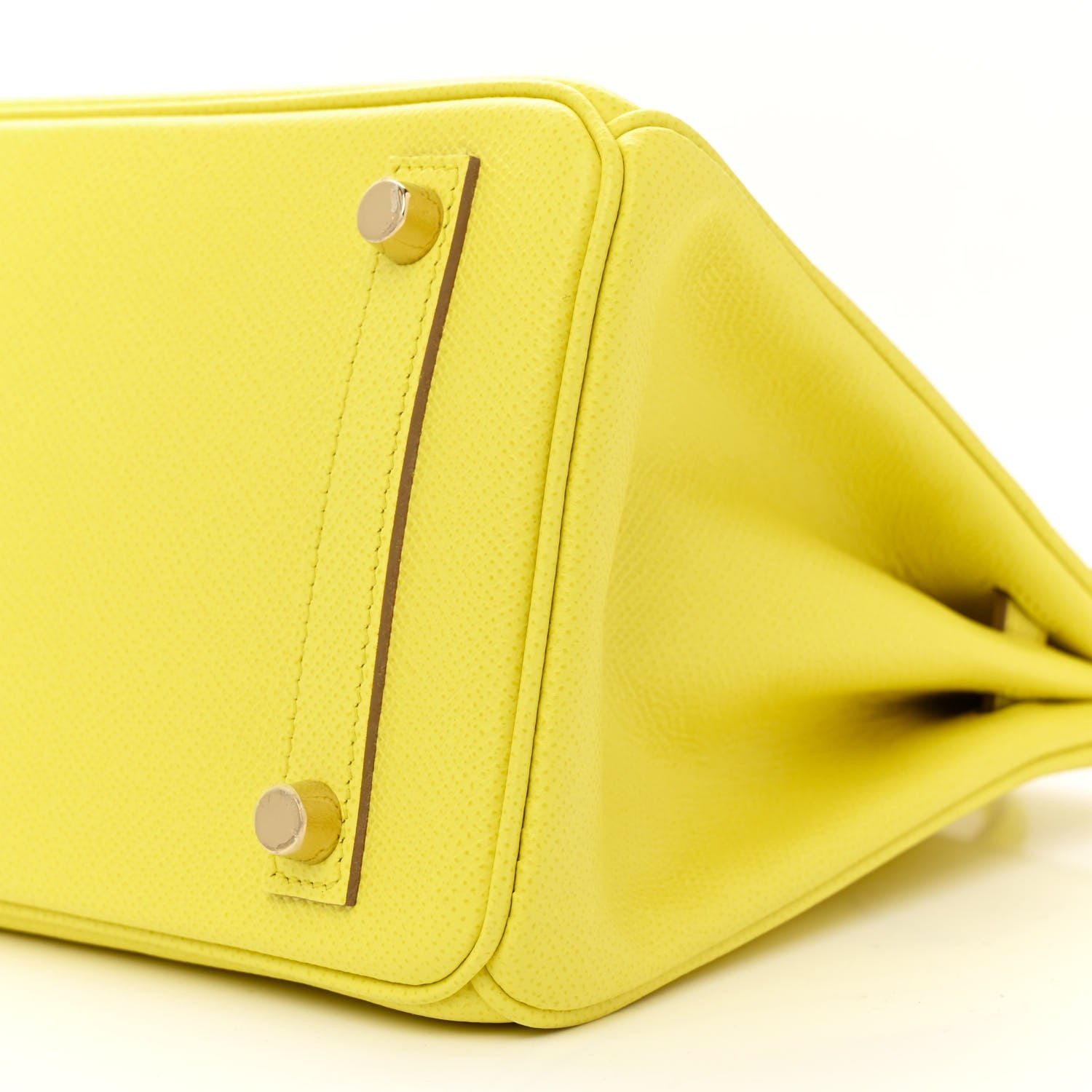 Hermes Epsom Birkin 25 Lime 10 of 11