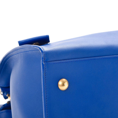 Saint Laurent Calfskin Small Classic Y Cabas Royal Blue 11 of 14