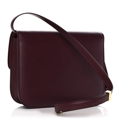 Celine Box Calfskin Medium Classic Box Flap Bag Burgundy 3 of 11