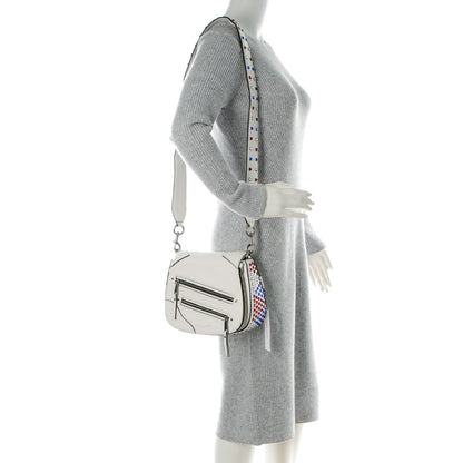 Marc Jacobs Calfskin Crystal Studded Small Pretty Young Thing Saddle Bag Star White 2 of 7