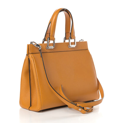 Gucci Posillipo Grain Calfskin Small Zumi Top Handle Bag Sun Oil 4 of 9