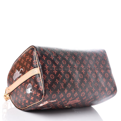 Louis Vuitton Catogram Speedy Bandouliere 30 Marron 5 of 11