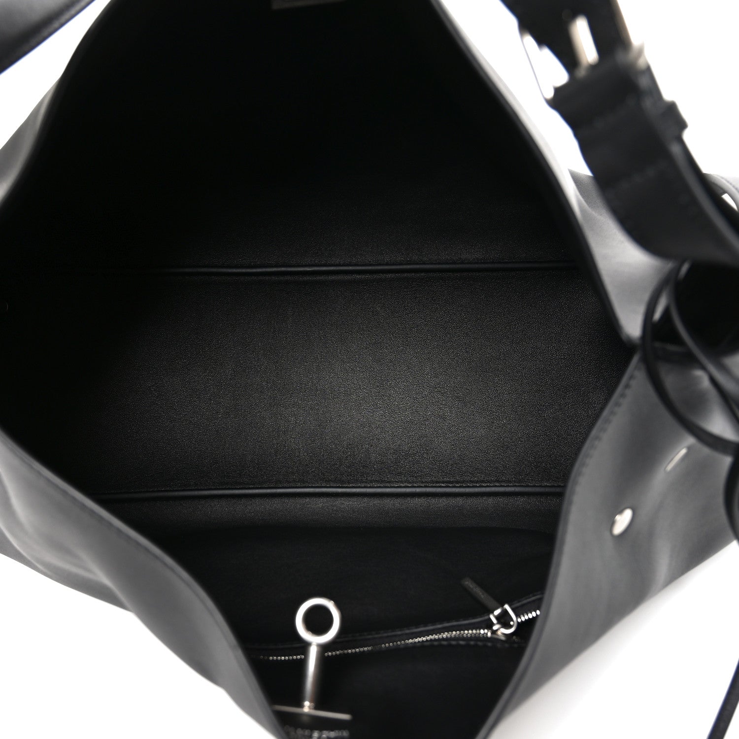 Balenciaga Smooth Calfskin Medium Bel Air Shoulder Bag Black 5 of 10