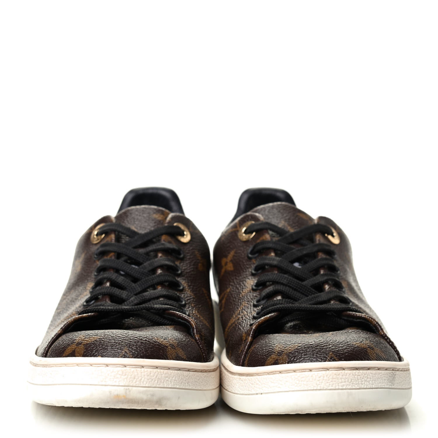Louis Vuitton Patent Monogram Frontrow Sneakers 39 2 of 9