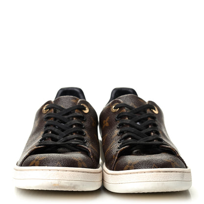 Louis Vuitton Patent Monogram Frontrow Sneakers 39 2 of 9