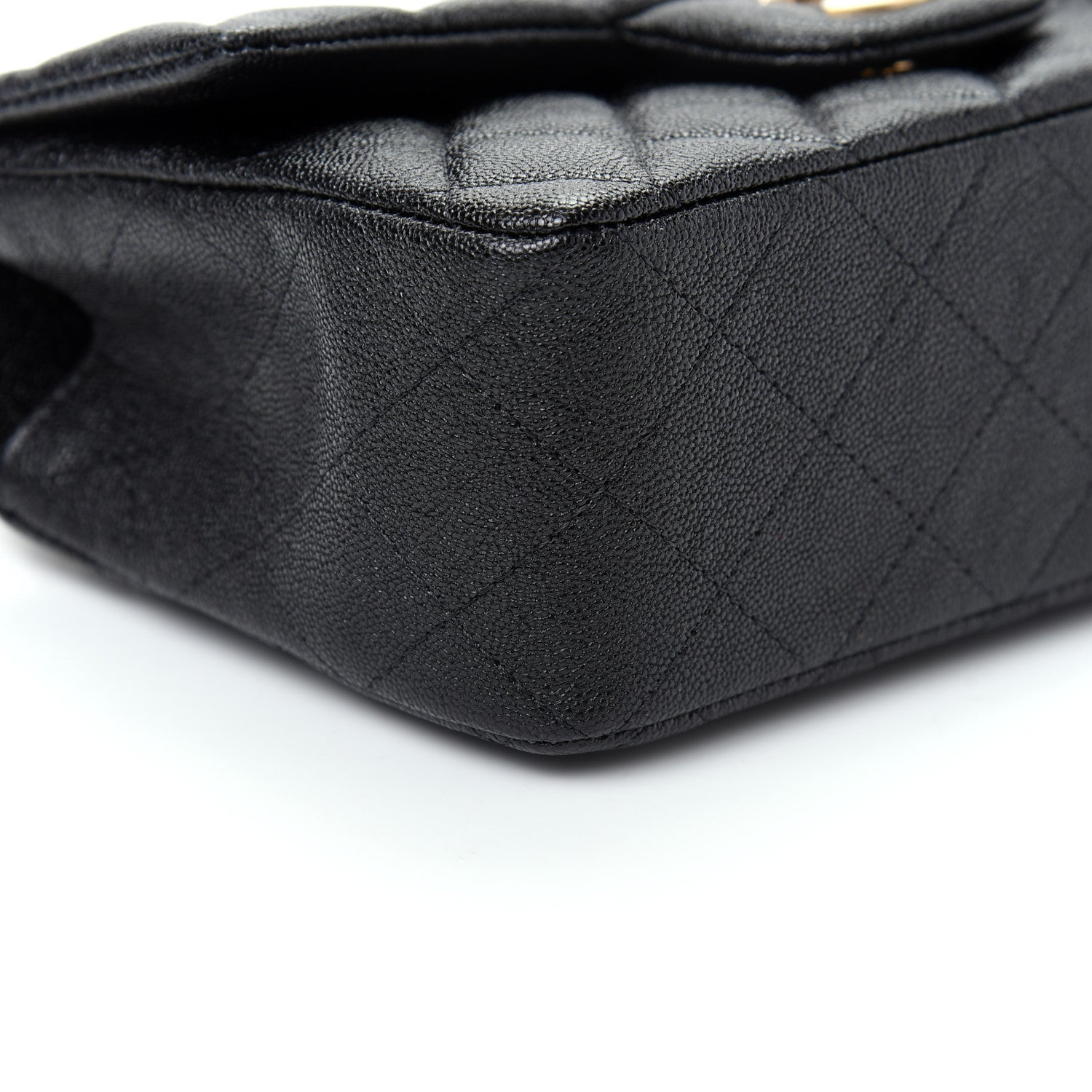Chanel Caviar Quilted Mini Top Handle Rectangular Flap Black 6 of 9