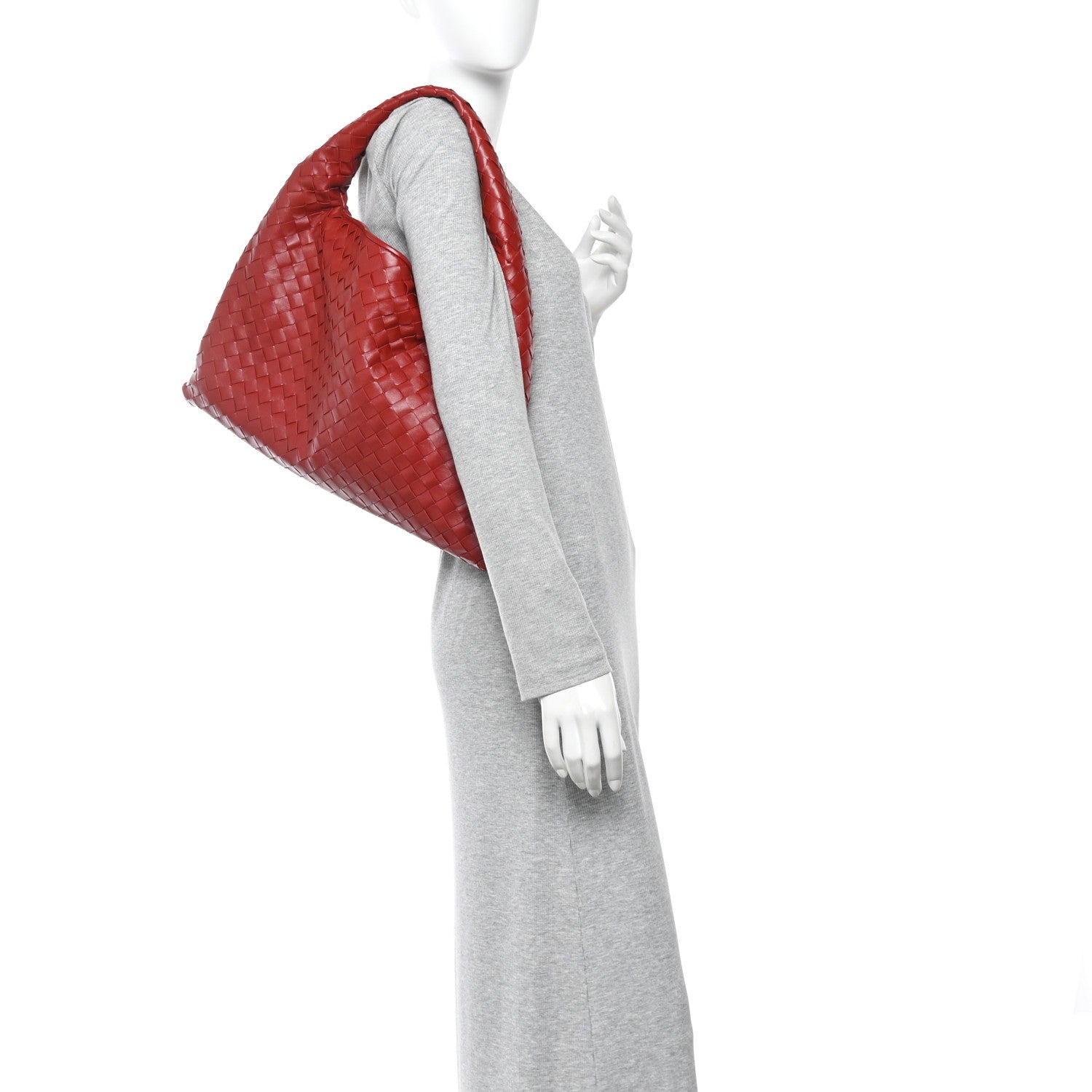 Bottega Veneta Calfskin Intrecciato Small Hop Rosewood 2 of 13