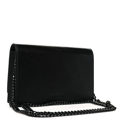 Alexander McQueen Calfskin Skull Small Crossbody Bag Black 2 of 10