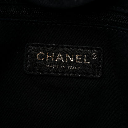 Chanel Woven Straw Raffia Medium Deauville Tote Black 6 of 16