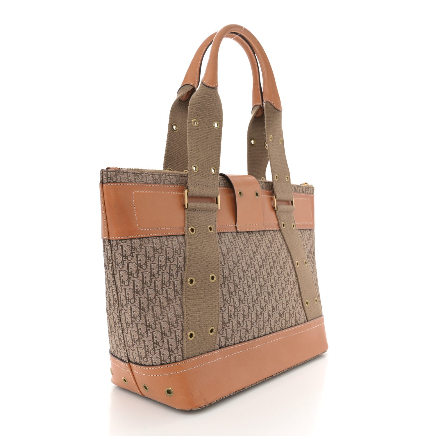 Christian Dior Monogram Street Chic Shopper Tote Beige 3 of 14