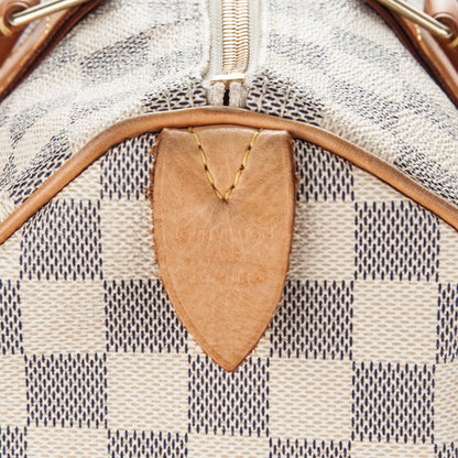 Louis Vuitton Damier Azur Speedy 30 7 of 7