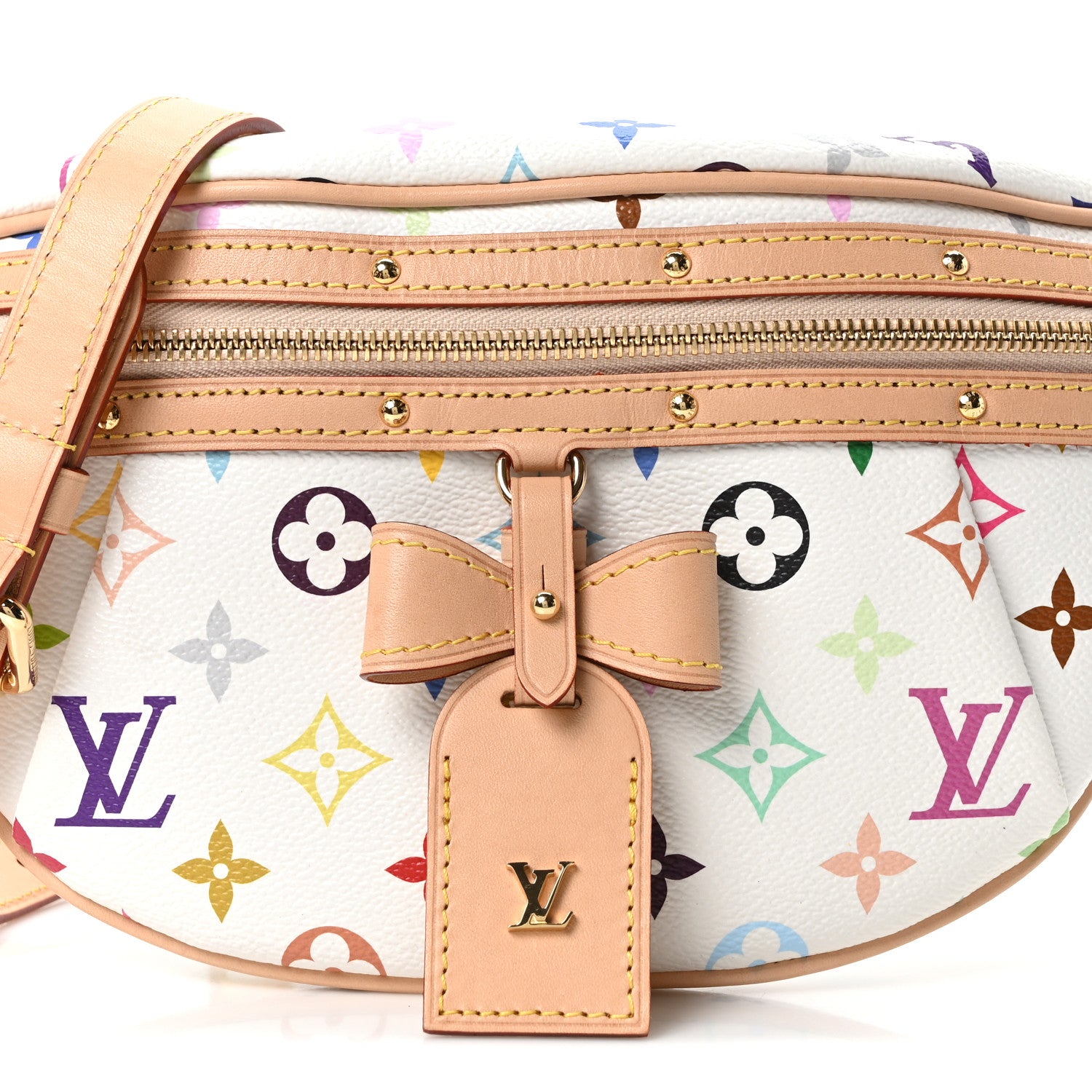 Louis Vuitton LV X TM Monogram Multicolor High Rise Bumbag White 7 of 9