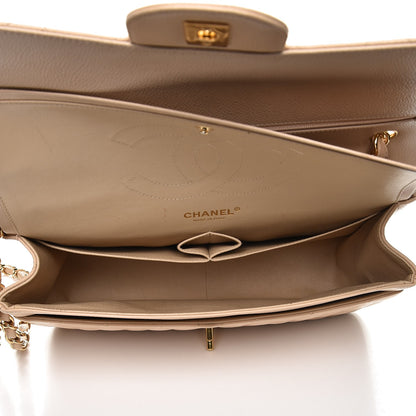 Chanel Caviar Quilted Jumbo Double Flap Beige Clair 6 of 10