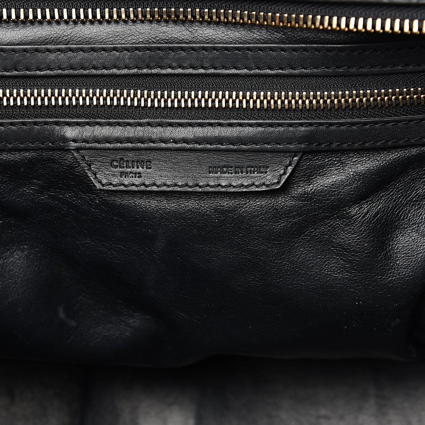 Smooth Calfskin Mini Luggage Black