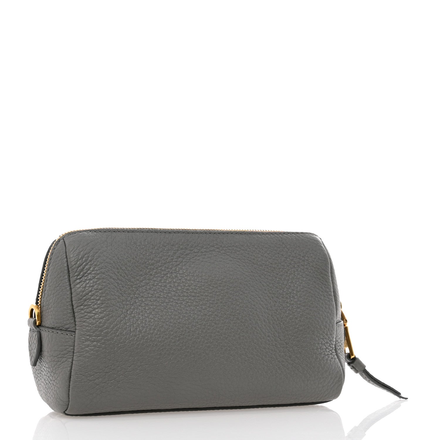 Prada Vitello Daino Cosmetic Pouch Argilla 3 of 10
