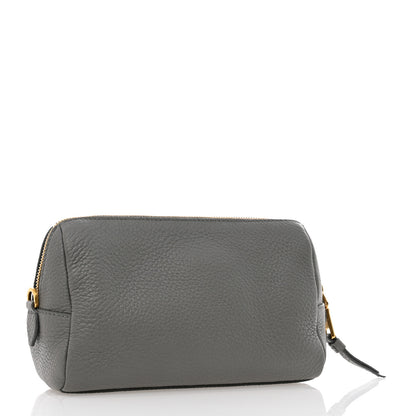 Prada Vitello Daino Cosmetic Pouch Argilla 3 of 10