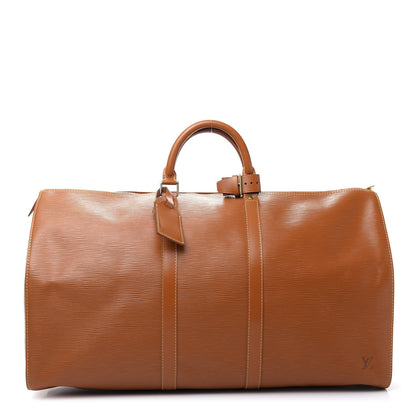 Louis Vuitton Epi Keepall 55 Cipango 1 of 13