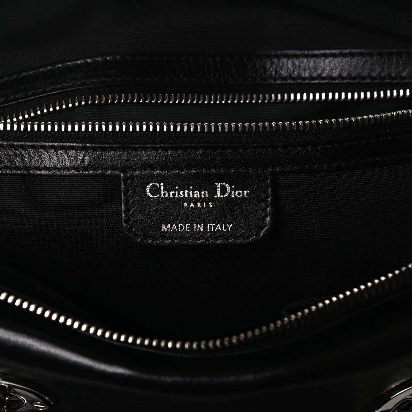 Lambskin Cannage Medium Granville Tote Black