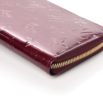 Louis Vuitton Vernis Zippy Wallet Rouge Fauviste 7 of 10