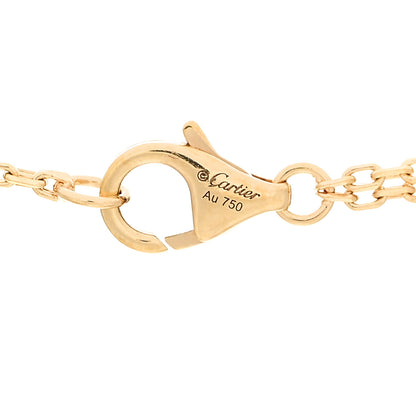 Cartier 18K Yellow Gold 2 Diamond LOVE Necklace 4 of 6