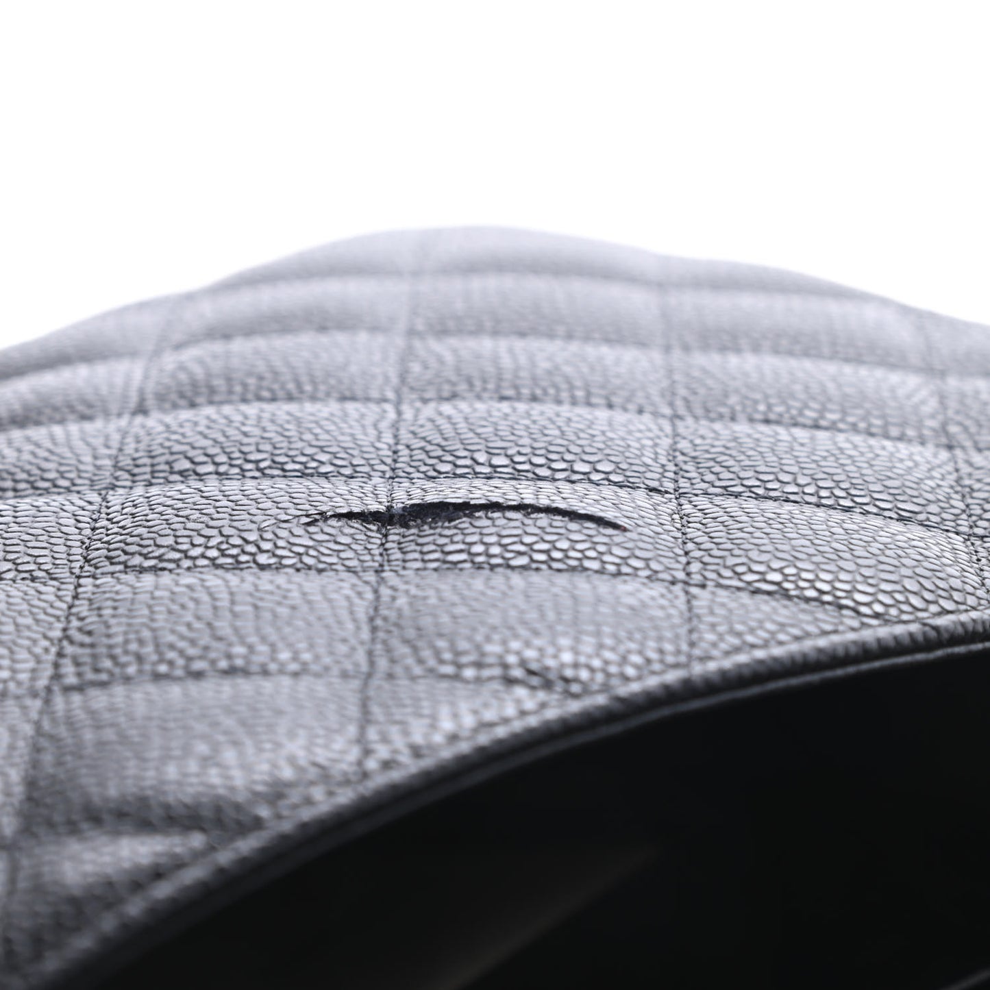 Caviar Quilted Jumbo Single Flap Black