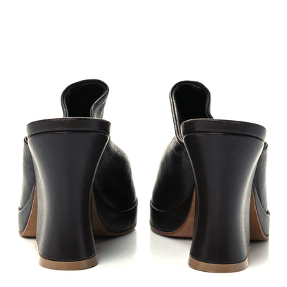 Bottega Veneta Nappa Stack Mule Sandals 39 Fondente 6 of 9