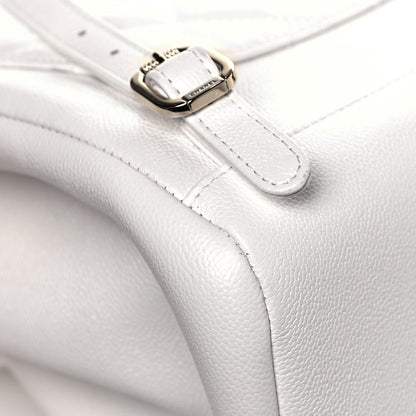 Chanel Caviar Quilted Business Affinity Backpack White 11 of 14