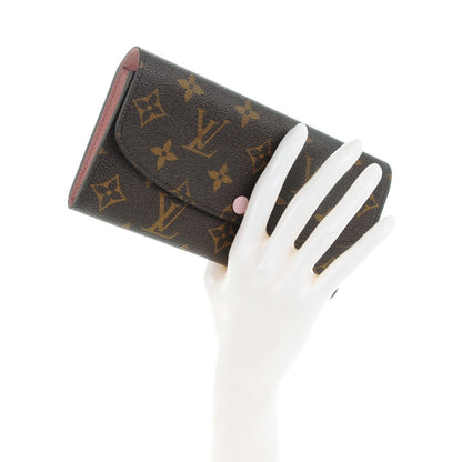 Louis Vuitton Monogram Emilie Wallet Rose Ballerine 2 of 7