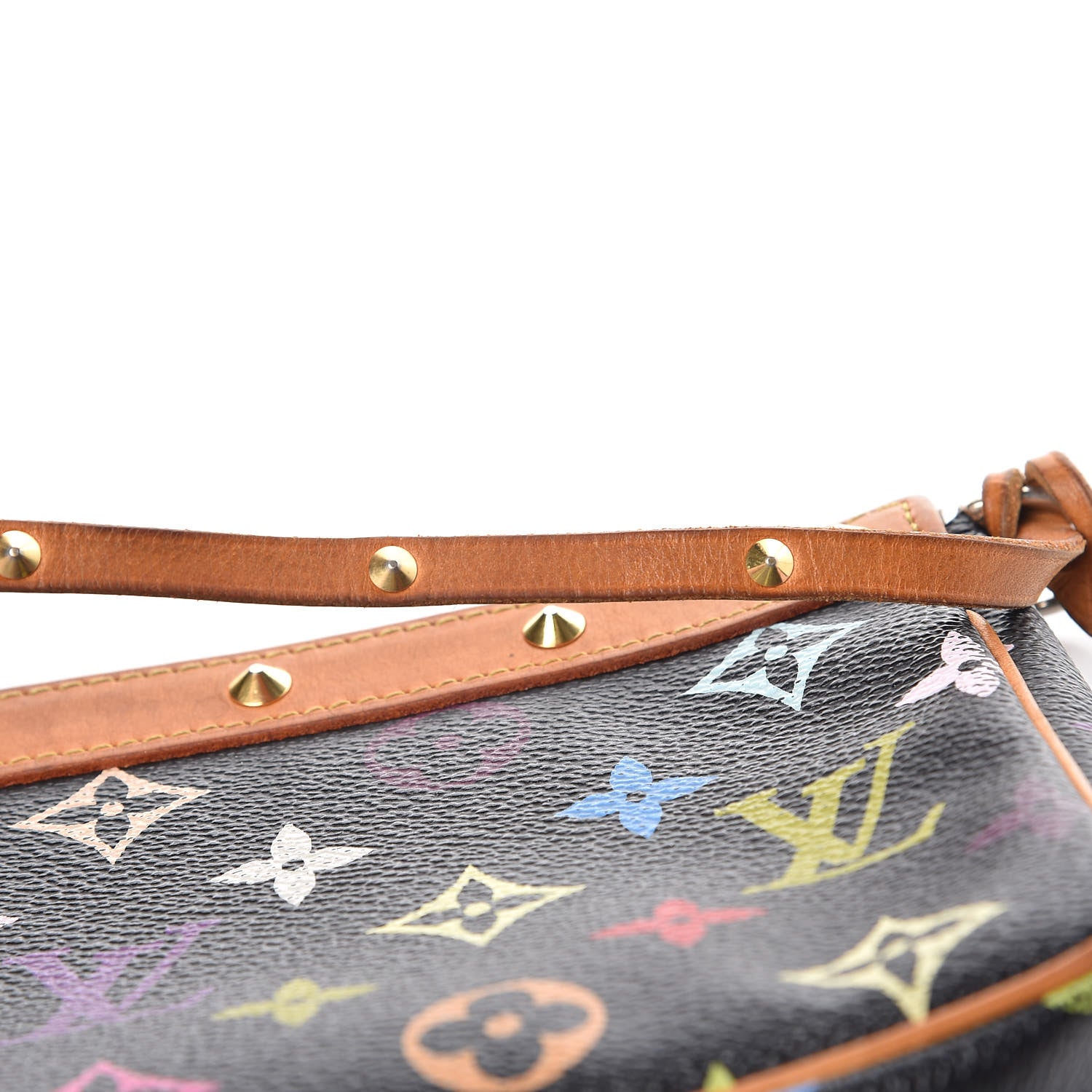 Louis Vuitton Monogram Multicolor Pochette Accessories Black 11 of 23