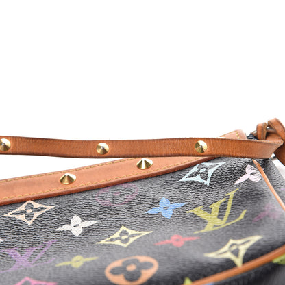 Louis Vuitton Monogram Multicolor Pochette Accessories Black 11 of 23