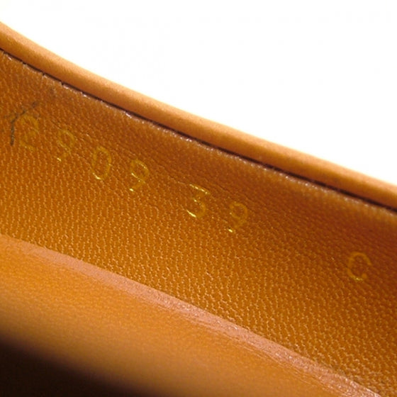Gucci Leather Heart Tattoo Pumps 39.5 Tan 8 of 8