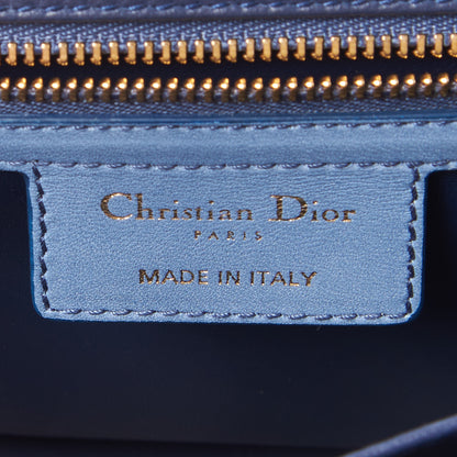 Christian Dior Lambskin Cannage Gradient Large Caro Bag Indigo Blue 8 of 9