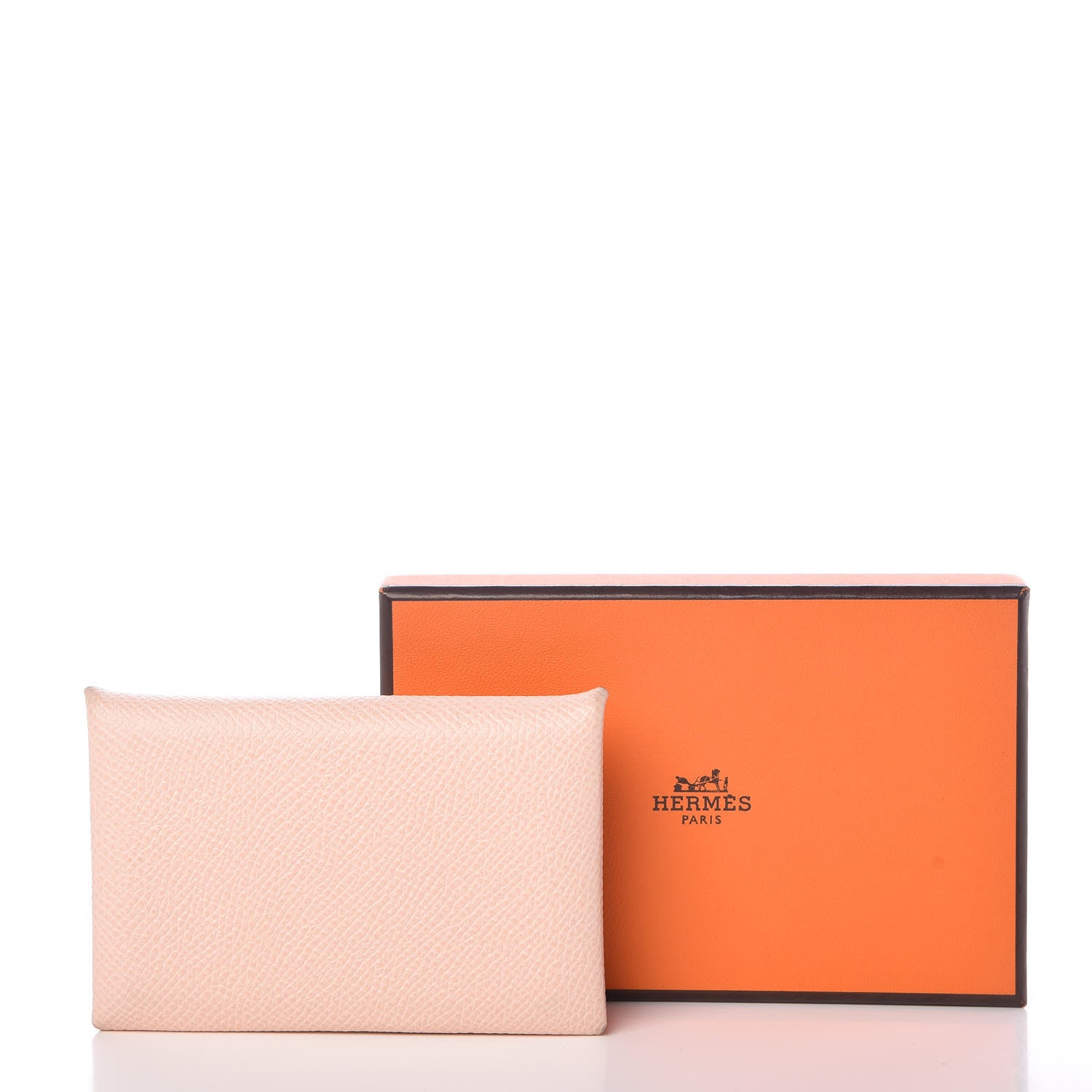 Hermes Epsom Calvi Card Case Rose Eglantine 12 of 12