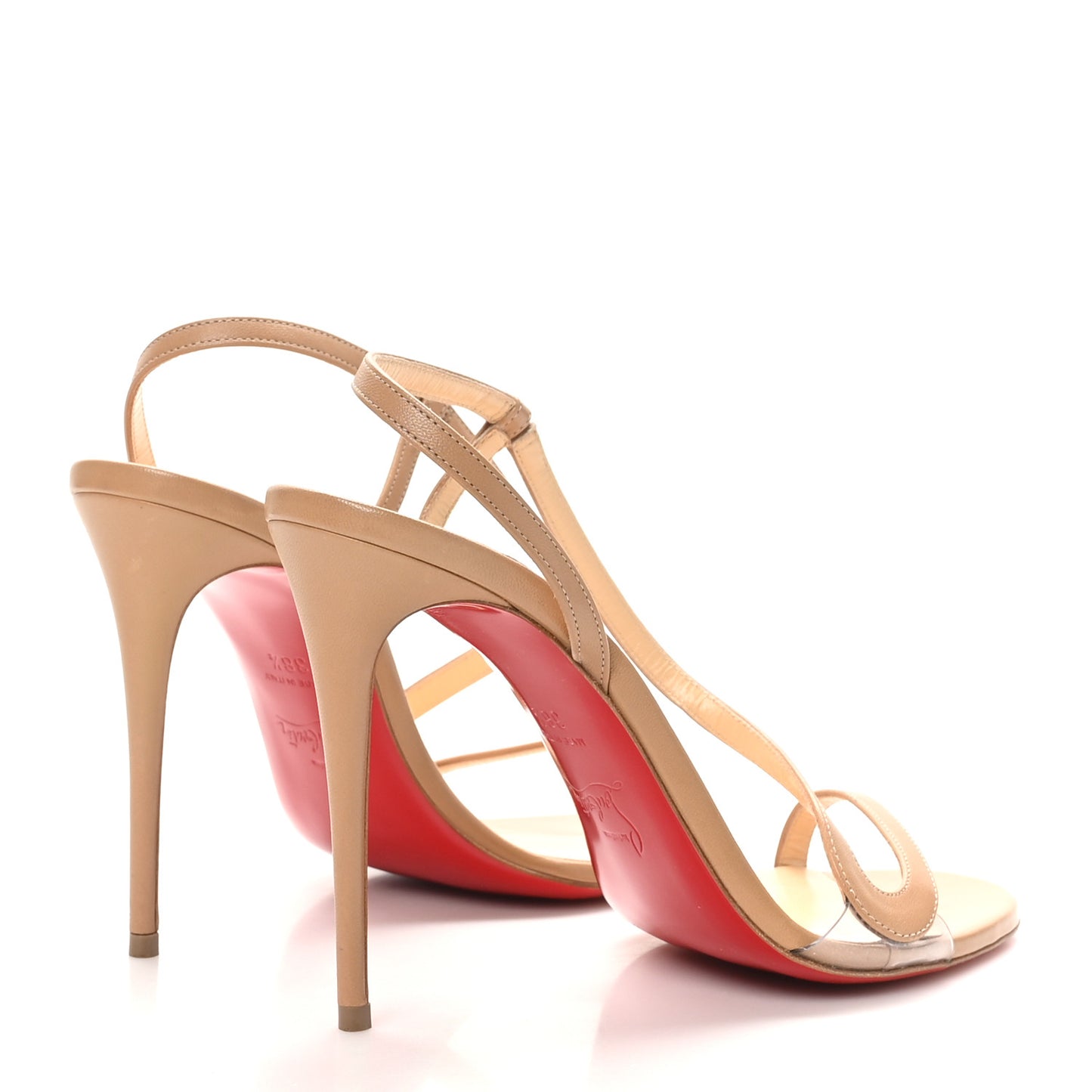Nappa Rosalie 100 Sandals 38.5 Nude